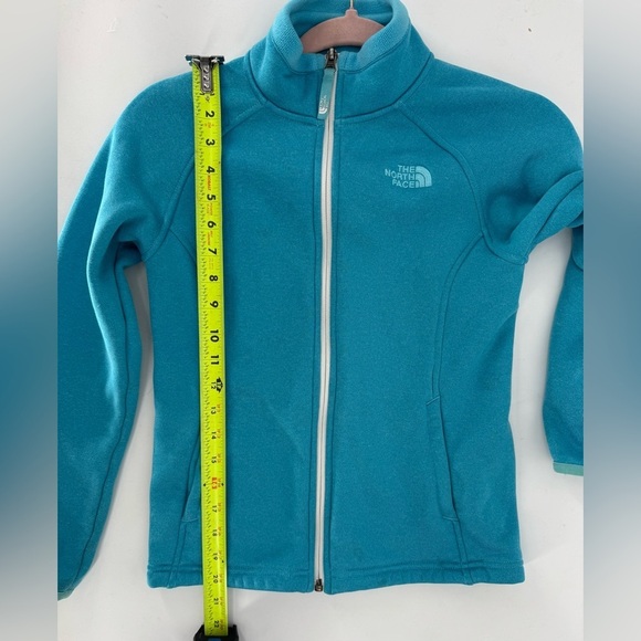 The North Face Girls Full Zip Up Glacier Fleece Sweater - Picture 10 of 16